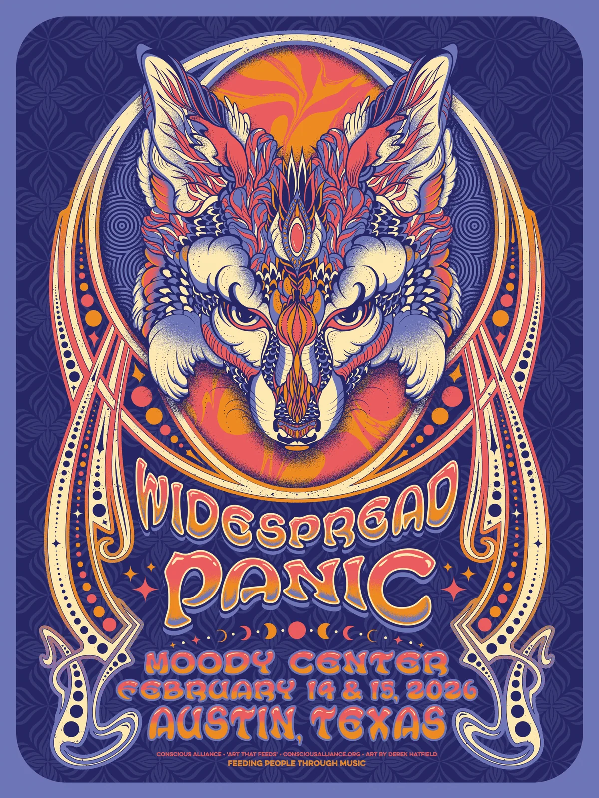 Widespread Panic 2026 & 2027 tour poster